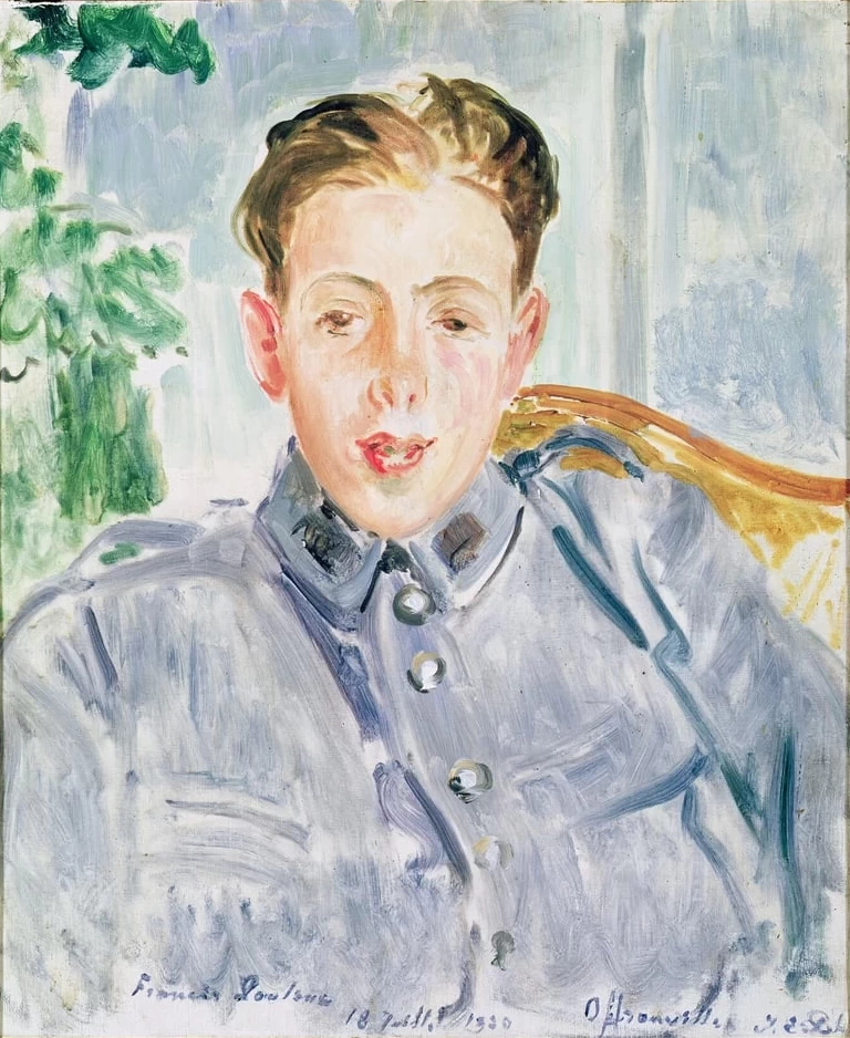 Ritratto di Francis Poulenc (1899 - 1963) 1920, Musee des Beaux, Arts, Rourn